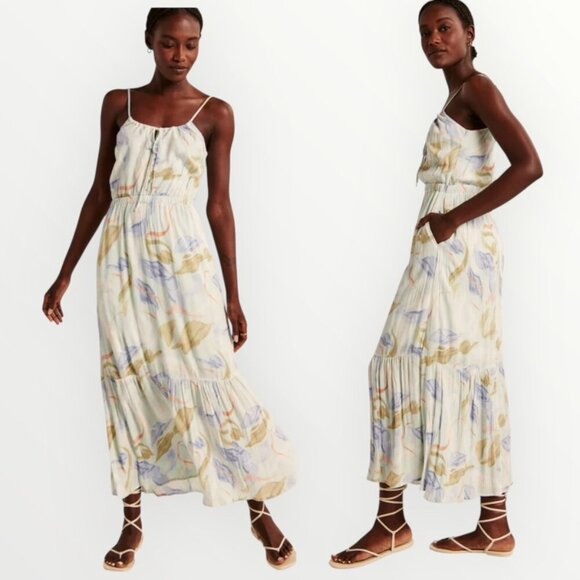 Abercrombie & Fitch Easy Waist Midaxi Dress - Picture 2 of 8